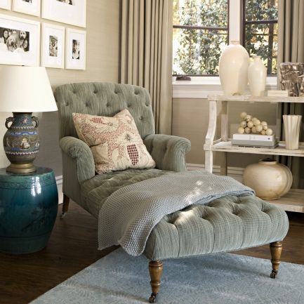 . Bedroom Chaise, Teal Lamp, Tufted Chaise Lounge, Lamp Stand, Bedroom Seating, Reading Corner, Chaise Lounge Chair, Decoration Inspiration, My New Room