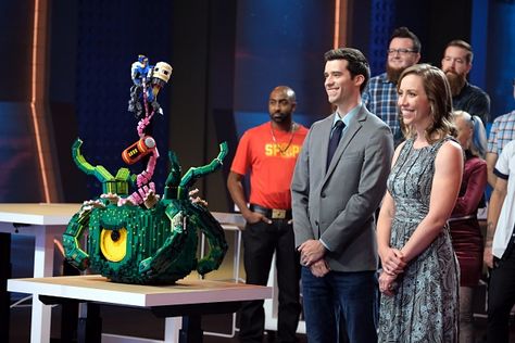 Review of FOX's "LEGO MASTERS" Lego Masters, Lego Designs, Lego People, Sustainable City, Bear Costume, Space Aliens, Lego Bricks, Lego Design, Movie Monsters