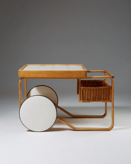 Furniture — Modernity Alvar Aalto Interior, Alvar Aalto Furniture, Alvar Aalto Architecture, Alvar Alto, Glass Chair, Coffee Bike, Tea Trolley, 80s Design, Tea Cart