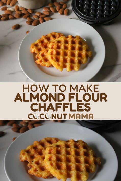 These almond flour chaffles are easy to make and come together in just a few minutes! These mini keto waffles are the best bread replacement and are crispy and delicious. Waffles Dessert, Almond Flour Waffles, Best Keto Pancakes, Keto Waffles, Keto Banana Bread, Low Carb Waffles, Waffle Ingredients, Waffles Easy, Low Carb Low Sugar