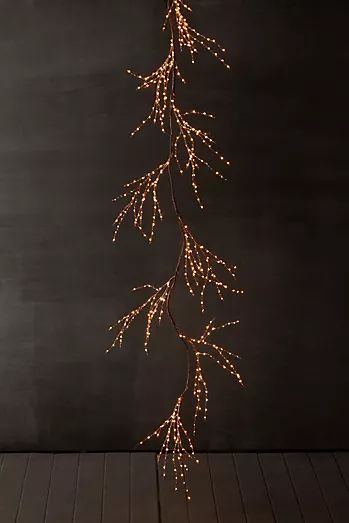 Branch Lights, Branch Light, Anthropologie Christmas, Christmas Stage, Anthropologie Holiday, Holiday Giveaway, Lighted Branches, Holiday Giveaways, Natural Element