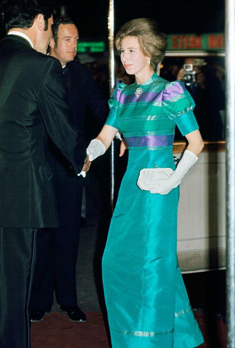 Erin Doherty, Ice Blue Dress, Princesa Real, Trainers Outfit, Zara Phillips, Film Premiere, Leicester Square, Princess Margaret, Royal Princess