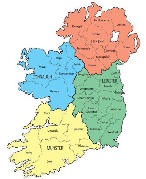 This Irish counties map will help you determine which county of Ireland your ancestor was from. Genealogy Ireland, Counties Of Ireland, Genealogy Map, Ireland Pictures, Irish Genealogy, Ireland History, Irish Ancestry, County Cork Ireland, Ireland Map