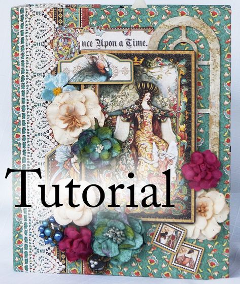 Cartonnage, Forest Tutorial, Diy Mini Album, Album Tutorial, Mini Album Tutorial, Scrapbook Book, Scrapbook Tutorial, Scrap Album, Mini Scrapbook