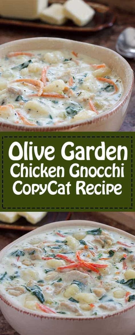 Olive Garden Chicken Gnocchi Soup Recipe, Olive Garden Gnocchi Soup, Chicken Gnocchi Soup Recipe, Olive Garden Chicken Gnocchi, Gnocchi Recipes Soup, Beach Tips, Olive Garden Chicken, Olive Garden Recipes, Chicken Gnocchi