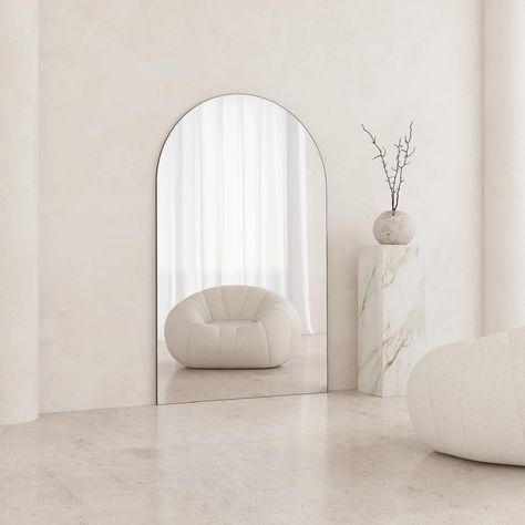 Introducing Arlo - your minimalist muse for elevated spaces. The Frameless Arched Full-Length Mirror stands tall at 120cm x 200cm, bringing a timeless allure to any room. With its sleek design and subtle black bezel, Arlo effortlessly merges modernity with sophistication. Elevate your space with Arlo’s captivating presence. #minimalistdesign #elevatedspaces #timelessbeauty #sleekmirror #interiordesign Frameless Arch Mirror, Arched Full Length Mirror, Full Length Mirror Stand, Frameless Frame, Arch Mirror, Wall Mounts, Length Mirror, Full Length Mirror, Key Details