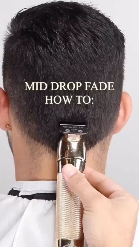 Mid drop fade | That first cut tho 😍✨ @by.jasondame • HOW TO: MID DROP FADE The combover with hard part and mid drop fade is a classic haircut mixed with a modern... | By Hairbrained Loose Side Ponytail, Braid Hairstyles Tutorials, Mid Drop Fade, Barber Haircuts Fade, Barber Tips, Boys Fade Haircut, Hair Tutorials Videos, Barber Haircuts, Hair Cut Guide