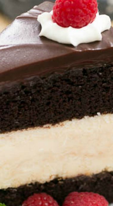 Chocolate Cake With Cheesecake, Chocolate Cheesecake Cake Recipe, Cheesecake And Chocolate Cake, Chocolate Cake With Cheesecake Filling, Cheesecake Filled Cake, Layered Chocolate Cheesecake, Cheesecake Cake Filling, Chocolate Cake Cheesecake, Chocolate Cheesecake Cake