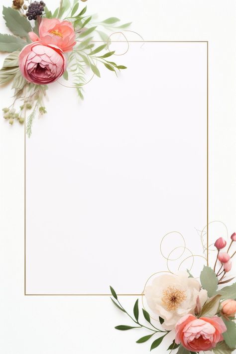 Blank Cards Design, Wedding Card Format, Photoshop Png, Flower Background Design, Wedding Card Frames, Floral Borders, Floral Cards Design, Photo Frame Wallpaper, Black Background Wallpaper