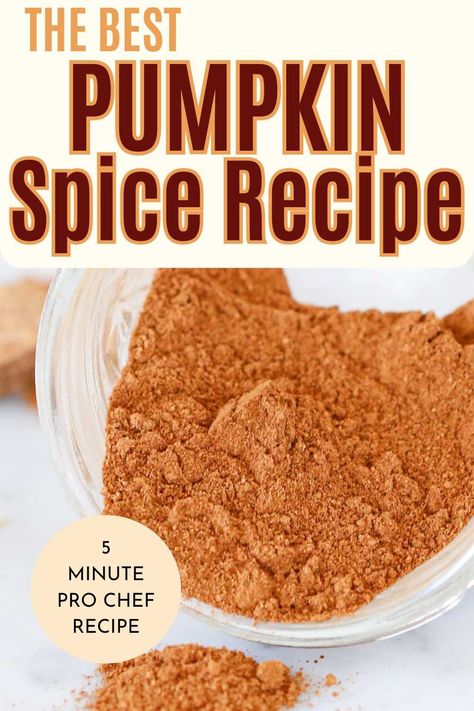 How To Make Pumpkin Pie Spice, Pumpkin Pie Spice Recipe, Pie Spice Recipe, Diy Pumpkin Spice, Basic Cooking, Seasoning Blends, Pumpkin Spice Recipe, Quick Healthy Snacks, Spice Mix Recipes