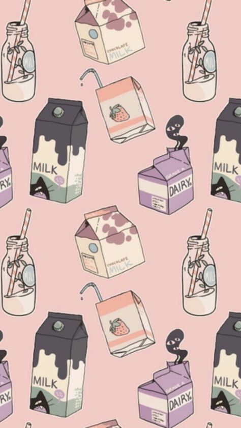 Milk Milk Wallpaper, Whatsapp Wallpaper, Cute Pastel Wallpaper, Soft Wallpaper, Aesthetic Pastel Wallpaper, Tumblr Wallpaper, Pastel Wallpaper, Kawaii Wallpaper, Cute Backgrounds