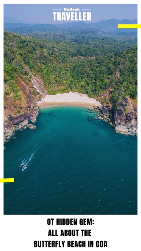 #OutlookTraveller #GoaTourism #Beaches #WeekendGetaways #RoadTrip #Travel #LesserKnownPlaces Butterfly Beach, Hidden Oasis, Tranquil Retreat, Tourist Spots, Hidden Gem, The Butterfly, Goa, The Coast, Travel Guide