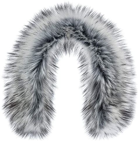 Futrzane Faux Fur Trim For Hood Replacement - Like Real Fur - Buttons Included at Amazon Women’s Clothing store Winter Fur Hat, Women Scarves, Fabulous Furs, Wrap Shawl, Fake Fur, Silver Fox, Fur Hood, Mink Fur, Real Fur