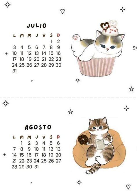 Book Cover Art Diy, Cat Calendar, Christmas Apps, Cute Calendar, Calendar 2018, Diy Case, Mini Calendars, Cat Yoga, Study Journal