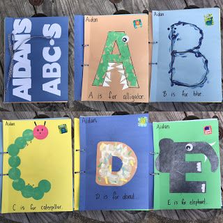 Alphabet Craft Books For Preschool, Pre K Alphabet Book, Alphabet Book For Preschool, Preschool Abc Book, Abc Toddler Craft, Homemade Alphabet Book, Diy Alphabet Books For Preschool, Abc Art For Toddlers, Abc Books Preschool