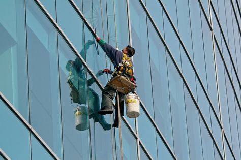 window washer Cleaning Branding, Diy Window Washer Fluid, Window Washing Company, High Rise Window Cleaning, Building Maintenance, Commercial Cleaning Services, Washing Windows, Window Cleaning, Cleaning Companies