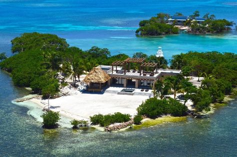 Private Islands You Can Rent | POPSUGAR Smart Living Private Island Resort, Belize City, Island Living, Island Getaway, Smart Living, Island Home, Private Island, Island Resort, Vacation Places