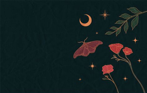 Dark Mac Wallpaper Aesthetic, Witchcraft Wallpaper Laptop, Whimsigoth Macbook Wallpaper, Laptop Wallpaper Witchy, Moth Wallpaper Desktop, Moody Desktop Wallpaper, Celestial Wallpaper Desktop, Witchy Cover Photos Facebook, Witchy Desktop Wallpaper Hd 1080p