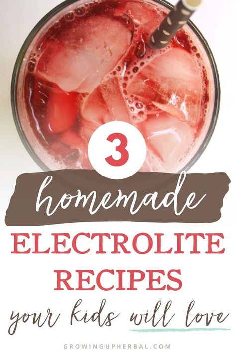 DIY Pedialyte Recipes. This homemade electrolyte drink is bright and fruity. It’s another great one for hot, summer days, but it’s also a great on during viral illnesses because of the vitamin c content it has thanks to the hibiscus flowers. Vitamin c is a great vitamin to increase when sickness arrives. Homemade Pedialyte for Kids | Homemade Electrolyte Drink Recipes How To Get Electrolytes Naturally, Make Your Own Electrolyte Drink, Coconut Electrolyte Drink, At Home Electrolyte Drink, Homemade Healthy Drinks, Homemade Pedialyte Recipe, Natural Electrolytes Drink, Diy Pedialyte Recipes, Pregnancy Electrolyte Drink