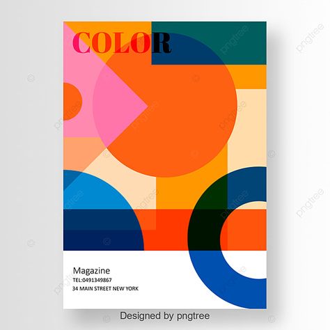 Geometric Poster Design, Overlapping Shapes, Geometric Graphic Design, Poster Art Design, Flyer Inspiration, Neo Geo, Blue Yellow Orange, Geometry Design, Plakat Design