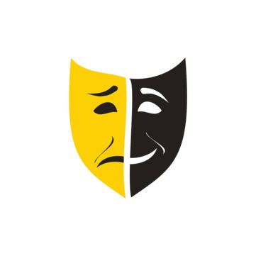 Theater Symbol, Theater Illustration, Theatre Symbol, Black Happiness, Theatre Illustration, Comedy Theatre, Drama Masks, Tragedy Mask, Logo Cloud