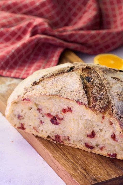 Sourdough Orange Cranberry Bread, Sourdough Discard Cranberry Orange Bread, Sourdough Cranberry Orange Bread, Valentines Sourdough Bread, Orange Cranberry Sourdough Bread, Sourdough Cranberry Bread, Holiday Sourdough Bread, Thanksgiving Sourdough Bread, Fall Sourdough Bread