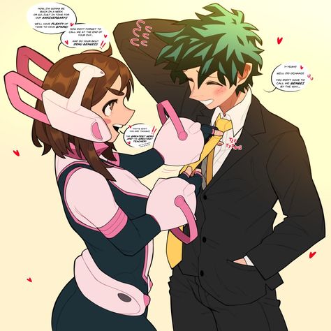 Deku X Uraraka, Anime Character Names, Deku Boku No Hero, Anime Boy Sketch, Morning Cartoon, Sonic Fan Characters, Wife Material, My Hero Academia Shouto, Ochako Uraraka