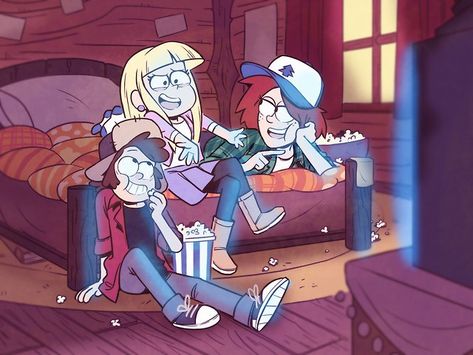 Dipper E Pacifica, Dipper Pacifica, Dipper And Wendy, Anime Gravity Falls, Dipper And Pacifica, Gravity Falls Dipper, Fall Memes, Gravity Falls Funny, Desenhos Gravity Falls