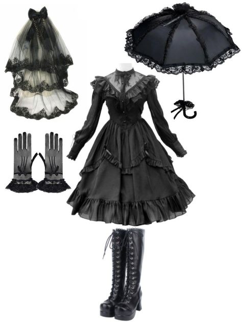 𝓖𝓸𝓽𝓱𝓲𝓬 𝓵𝓸𝓵𝓲𝓽𝓪 𝓸𝓾𝓽𝓯𝓲𝓽 Victorian Gothic Outfit, Goth Lolitas, Vkei Fashion, Goth Cross, Lolita Outfit, Lolita Outfits, Woman In Black, Diamond Dress, Victorian Goth