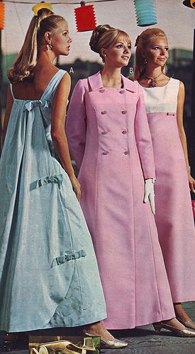 60s Long Dress, Blues Era Fashion, Pastel 70s Fashion, 60s Evening Gown, 60s Gowns, Late 60s Fashion, 60s Maxi Dress, Vintage Fashion 1960s, 1960’s Fashion