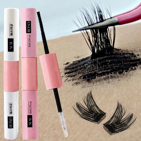 0.98US $ 92% OFF|Glue False Eyelashes New Double Heads 2 In 1 Bond and Seal Lash Glue ,Waterproof Long Lasting DIY Cluster Eyelash Glue Cosmetics| |   - AliExpress Lash Application, Applying False Eyelashes, Cluster Eyelashes, New Taiwan Dollar, Eyelash Glue, Lash Glue, False Eyelashes, Twitter Instagram, Eyelashes