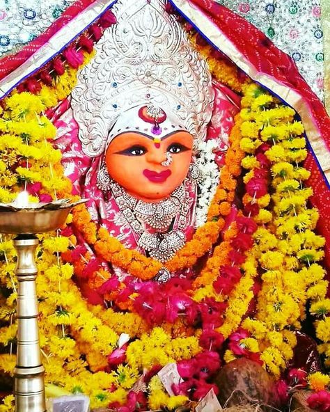 Jai Maa Santoshi Mataji Mahakaleshwar Temple Ujjain Mata Images, Ma Png, Maa Santoshi, Mahakaleshwar Temple, Santoshi Mata, Mata Durga, Maa Image, Kali Mata, Hindu Temples