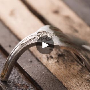 Fork Bracelet, Diy Jewellery Designs, Spoon Ring, Utila, Spoon Rings, Silver Flatware, A Bracelet, Be Aware, Thanks For Watching