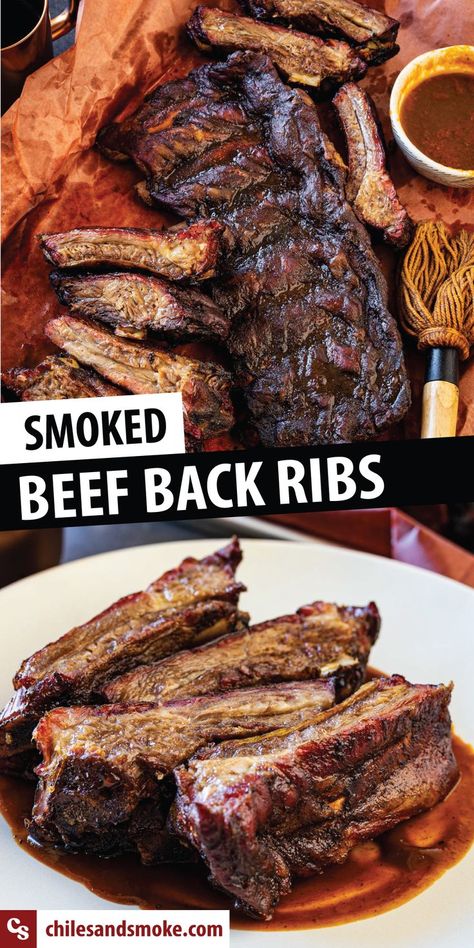 Step aside pork, these Smoked Beef Back Ribs need the spotlight. Incredibly juicy, tender, and so savory with a deep beefy flavor in every bite. The best news, is they are also very simple to smoke low and slow, so let’s go! Beef back ribs are smaller, the reject cut from creating the boneless ribeyes and prime rib roasts. #beefribs #beefbackribs #smokedbeefrecipes #smokedbeef #bbqbeef #ribrecipes Beef Rib Smoker Recipe, Smoked Boneless Beef Ribs, Beef Ribs On The Smoker, Beef Ribs Smoked, Smoked Beef Short Ribs In Pellet Smoker, Smoked Beef Back Ribs In Smoker, Smoked Beef Ribs In Smoker, Smoked Beef Ribs In Pellet Smoker, Smoked Beef Spare Ribs