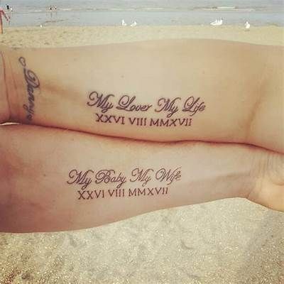 are a unique way to show your love and commitment to each other. Find the perfect design for your couple with our collection of matching tattoos. #coupletattoos #hisandherstattoos Wife Tattoo Ideas, His And Hers Tattoos, Husband And Wife Tattoos, Couple Tattoo Quotes, Meaningful Couple Tattoos, Couple Tattoos Ideas, Wife Tattoos, Couple Tats, Married Couple Tattoos