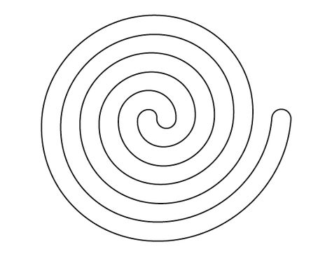 Spiral pattern. Use the printable outline for crafts, creating stencils, scrapbooking, and more. Free PDF template to download and print at http://patternuniverse.com/download/spiral-pattern/ Spiral Pictures Cricut, Spiral Template Free Printable, Spiral Embroidery Pattern, Spiral Template, Spiral Design Pattern, Swirl Drawing Spirals, Swirl Doodles Spirals, Paper Spinners, Paper Spiral