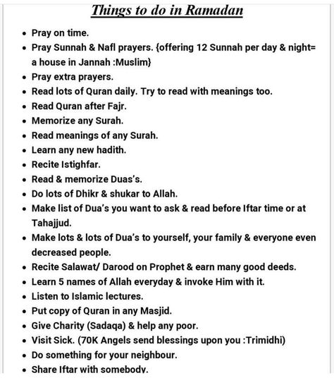 Things To Do In Ramadan, Preparing For Ramadan, Ramadan Quran, Ramadan Tips, Islam Lesson, Islam Ramadan, Ramadan Activities, Ramadan Day, For Ramadan