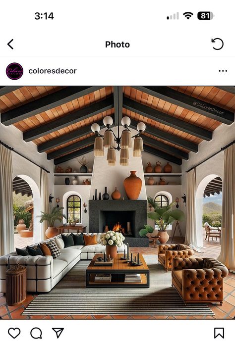 Mexican Living Room Decor Hacienda Style, Mexican Hacienda Homes, Modern Mexican Hacienda, Hacienda Living Room, Mexican Hacienda Decor, Hacienda Style Homes Interiors, Modern Hacienda Style Homes, Hacienda Style Homes Mexican, Mexican Style Home