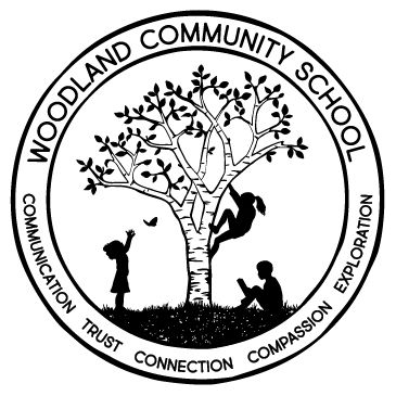 Woodland Community School Forest School Branding, Forest School Shelter, Forest School Structures, Nature School, Farm Logo, School Communication, Natural Curiosities, Tree Logos, School Logo