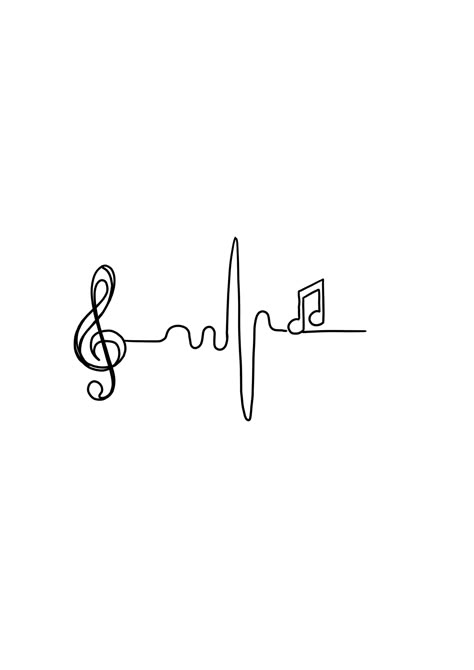 Music Themed Drawings, Music Tattoo Stencil, Music Minimalist Tattoo, Minimalist Tattoo Music, Sister Act Musical, Music Lover Tattoo, Small Music Tattoos, Connecting Tattoos, Painting Therapy