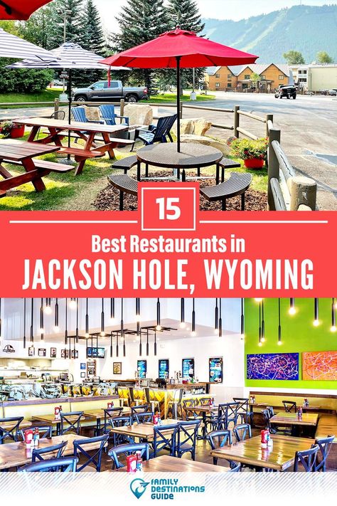 Want to see the best restaurants in Jackson Hole, WY? We’re FamilyDestinationsGuide, and we’re here to help: From incredible brunch spots and amazing places to eat dinner, to local foodie spots and hidden gems, discover the BEST Jackson Hole restaurants - so you get memories that last a lifetime! #jacksonhole #jacksonholerestaurants #restaurantsinjacksonhole #bestrestaurantsinjacksonhole #placestoeatjacksonhole What To Do In Jackson Hole Wy, Jackson Wyoming Summer, Jackson Hole Wyoming Summer, Jackson Hole Wyoming Winter, Jackson Hole Restaurants, Jackson Hole Summer, Yellowstone Vacation Planning, Jackson Hole Vacation, Yellowstone National Park Vacation