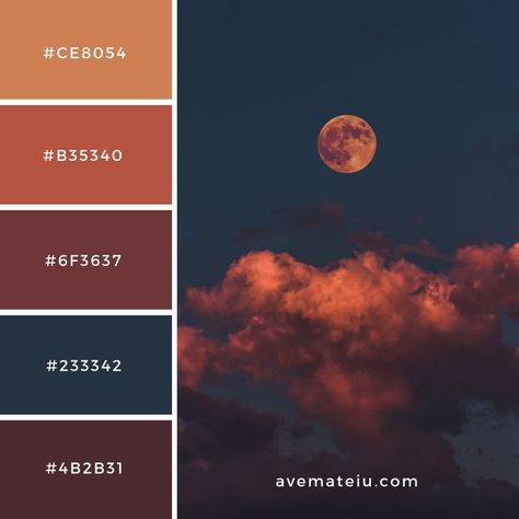 Color Palette #55 #avemateiucolors #avemateiu #love #design #photos #designinspiration #designcreatives #graphicdesign #colorinspiration #colors Image source: unsplash.com Moon Color Palette, Moon Color, Color Schemes Colour Palettes, Color Palate, Color Palette Design, Color Inspo, Decor Minimalist, Color Stories, Colour Schemes