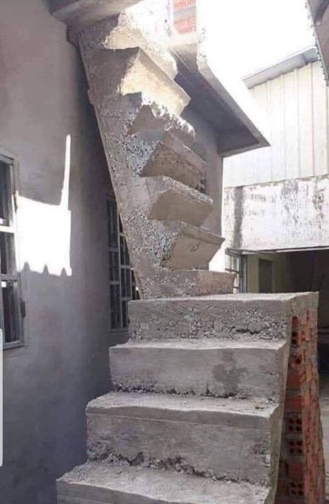 Ingenieur Humor, Building Fails, Small House Front Design, Design Fails, Home Stairs Design, Folding Furniture, House Front Design, Stairway To Heaven, Shower Remodel