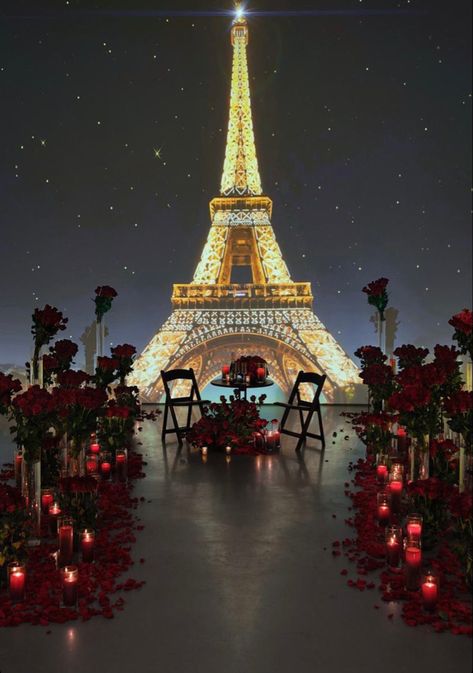 Marriage Proposal Aesthetic Paris, Eiffel Tower Proposal Night, Paris Proposal Eiffel Towers, Luxury Proposal Ideas, Proposal Ideas Paris, Paris Honeymoon Aesthetic, Paris Proposal Night, Paris Proposal Aesthetic, Proposal Astethic