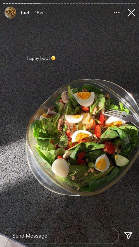 Healthy Lunch Instagram Story, Healthy Salad Aesthetic, Lunch Ig Story, Healthy Food Quotes, Food Captions, Food Motivation, Healthy Bowls, Makanan Diet, Healthy Food Motivation