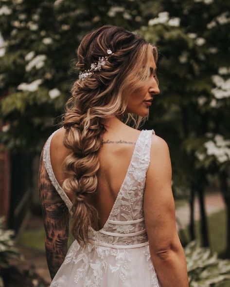 Chunky Braids Boho Wedding Braid, Cute Homecoming Hairstyles, Bohemian Wedding Hairstyles, Hairstyles Bohemian, Braids Bohemian, Curl Hairstyles, Bridesmaid Hair Braid, Bridal Hairstyles With Braids, Wedding Hair Trends