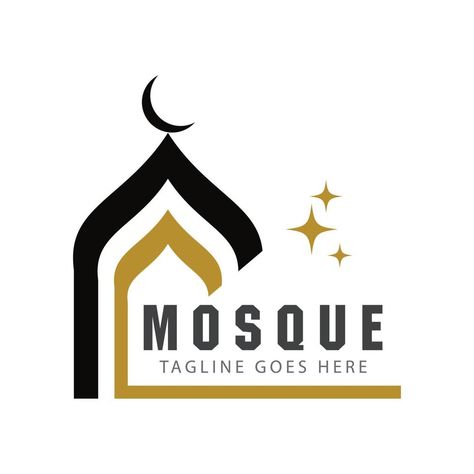 Islamic Logo Design Ideas, Islamic Logo Design, Islamic Logo, Islamic Stickers, Ramadhan Kareem, Modern Architecture Building, Info Design, Poster Banner, Logo Icon