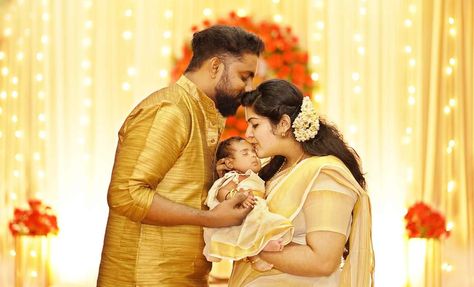 ishithanishan #nameing ceremony #baby girl #kerala saree Naming Ceremony Couple Poses, Cradle Ceremony Family Pics, Naming Ceremony Photo Shoot, Mundan Ceremony Photoshoot Ideas, Namkaran Photography, Cradle Ceremony Photoshoot, Rice Ceremony Photoshoot, Cradle Ceremony Photoshoot Ideas, Name Ceremony Photoshoot