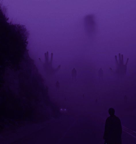 Purple Nightmare Aesthetic, Purple Mist Aesthetic, Purple Occult Aesthetic, Purple Fog Aesthetic, Purple Witchcraft Aesthetic, Dark Purple Astethics, Demon Aesthetic Purple, Purple Aesthetic Long Widget, Dark Purple Asthetics