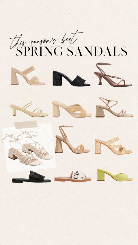 Spring Heels 2024, Heels 2024 Trends, Spring Shoes 2024, Sandals 2024 Trends, Trend Sandals, 2024 Shoes, Heel Sandals Outfit, Neutral Sandals, Spring Heels